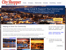 Tablet Screenshot of gocityshopper.com